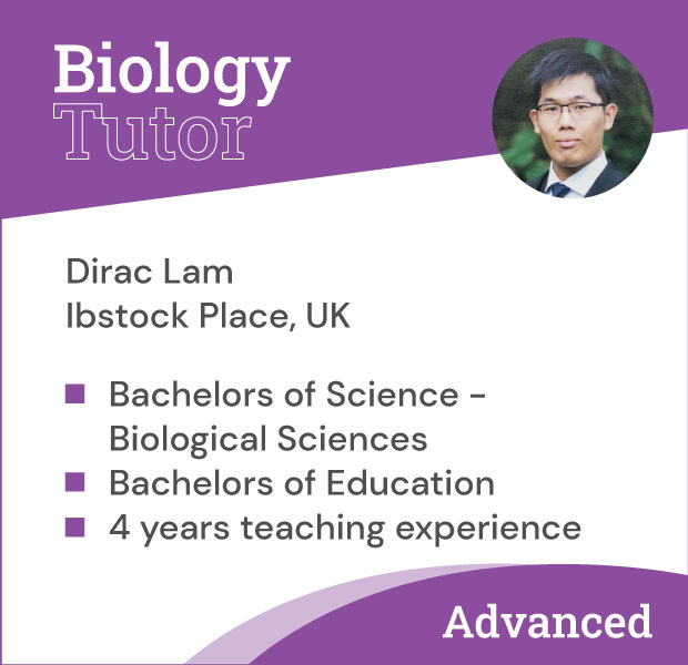 Dirac Lam - Biology Tutor